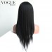 Full Lace Wigs For Black Women,Light Yaki Human Hair Wig With Baby Hair